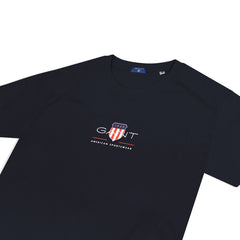 Gant Ανδρικό T-Shirt Regular Fit – Navy Blue