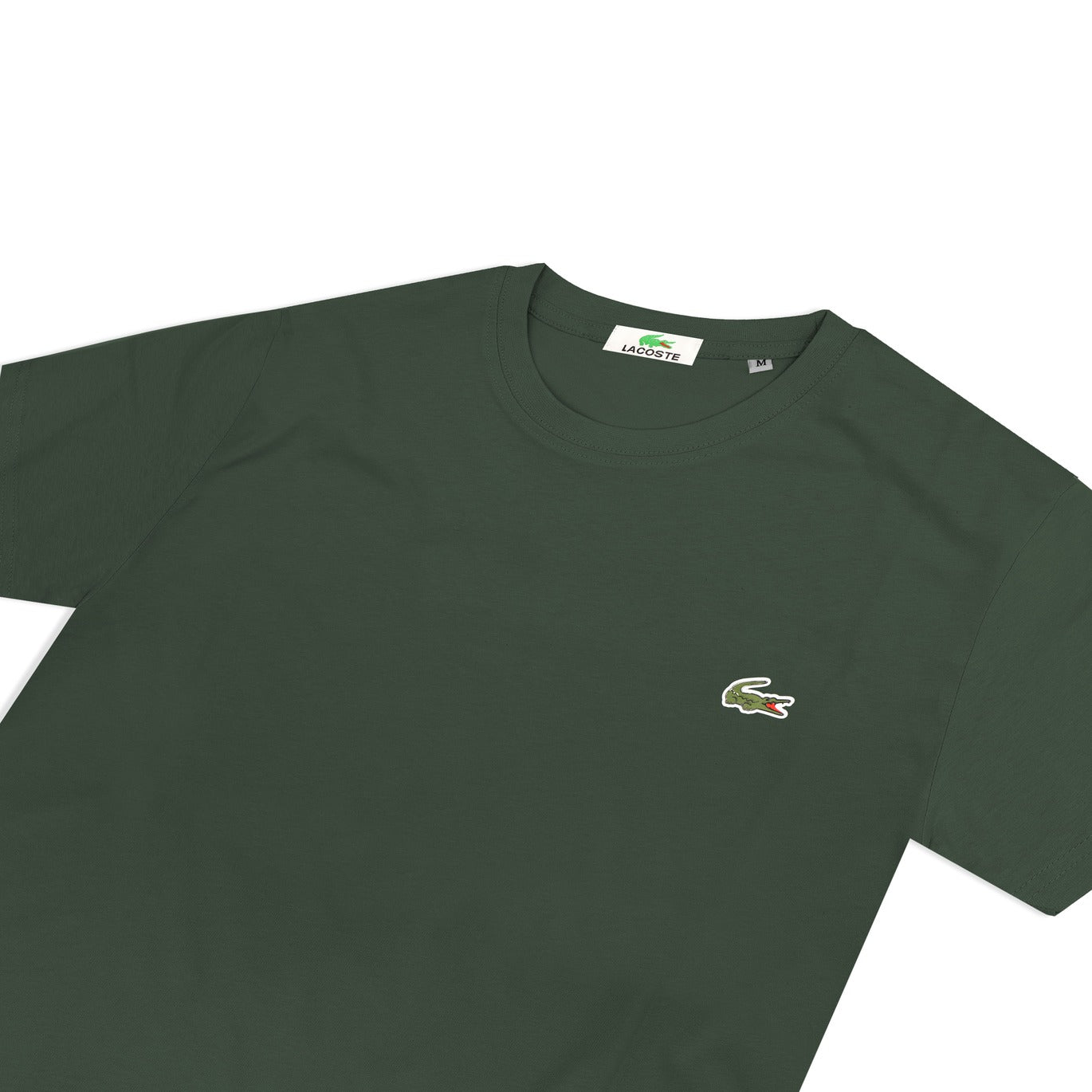 Lacoste Ανδρικό T-Shirt Regular Fit – Green Khaki