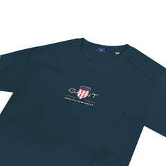 Gant Ανδρικό T-Shirt Regular Fit – Petrol