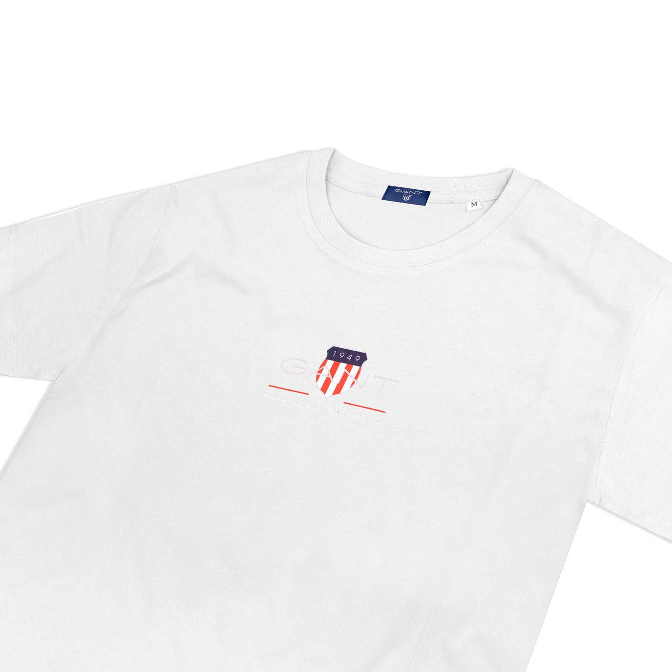 Gant Ανδρικό T-Shirt Regular Fit – White