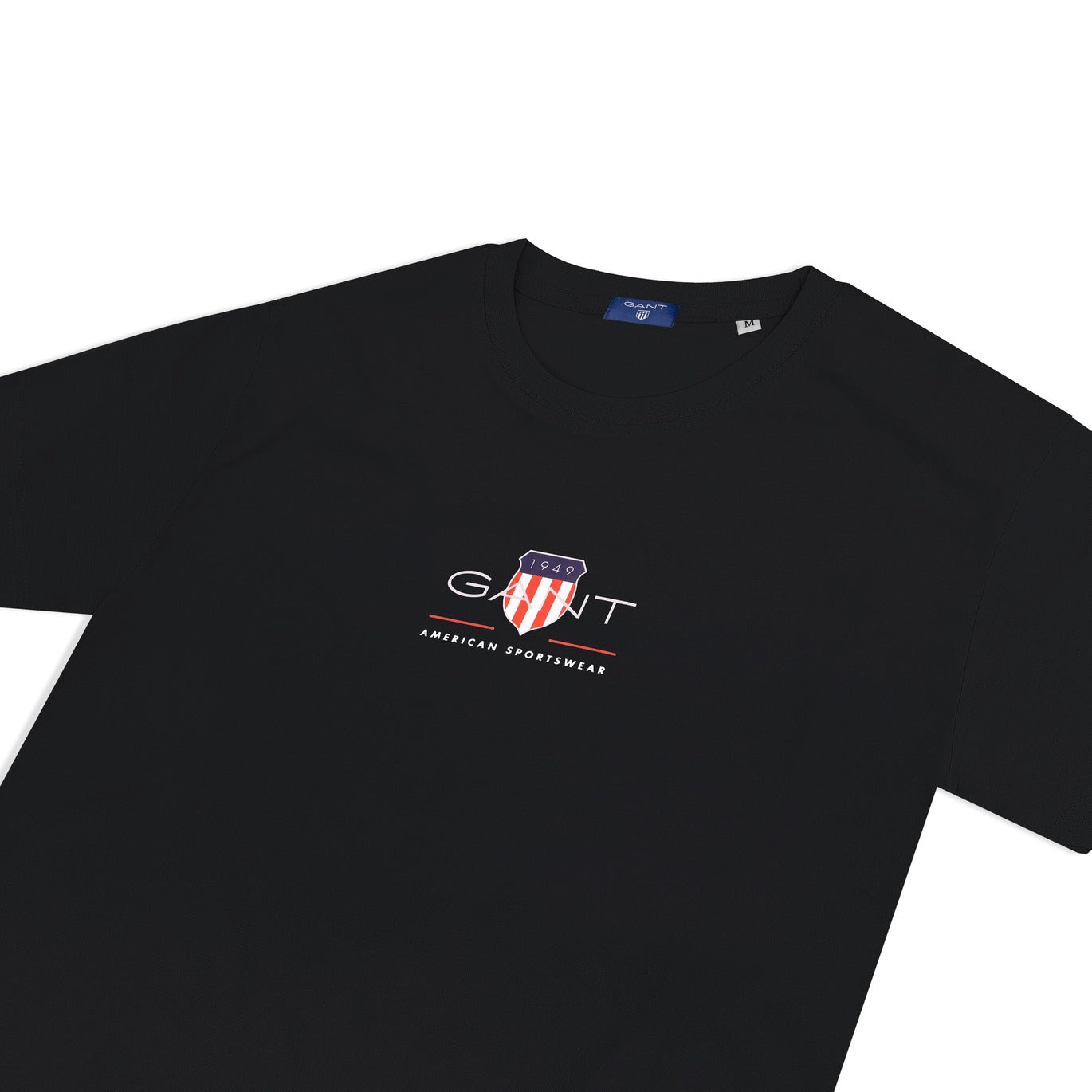 Gant Ανδρικό T-Shirt Regular Fit – Black
