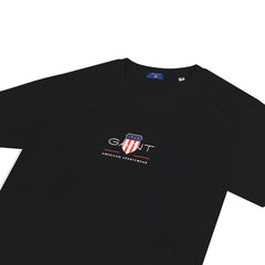 Gant Ανδρικό T-Shirt Regular Fit – Black