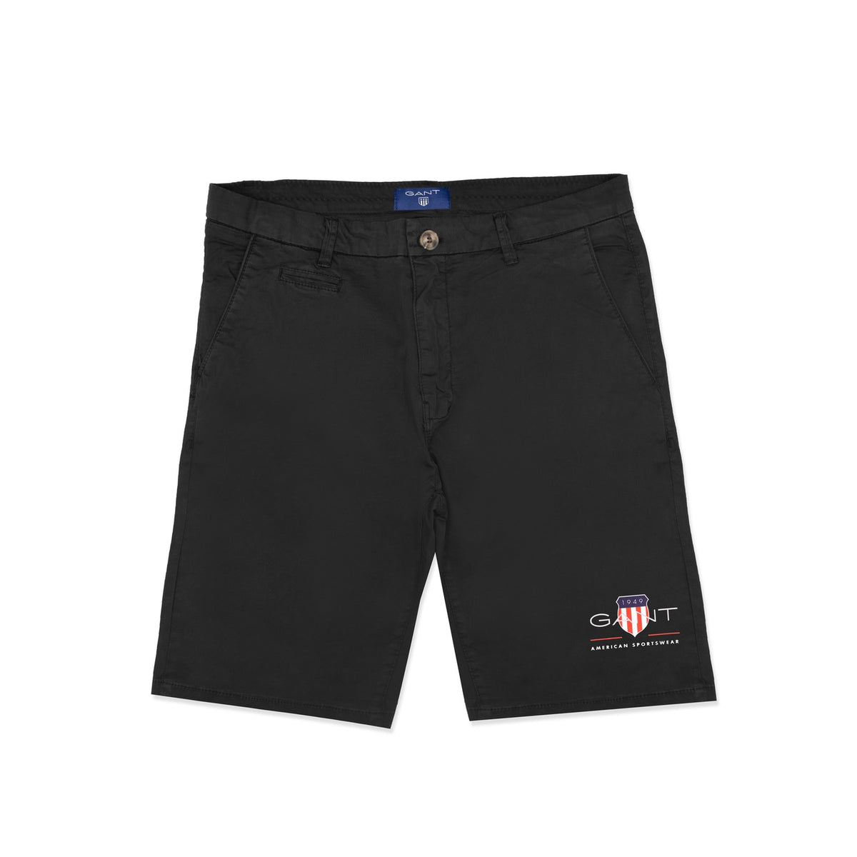 GANT Ανδρική Βερμούδα Regular Fit – Black