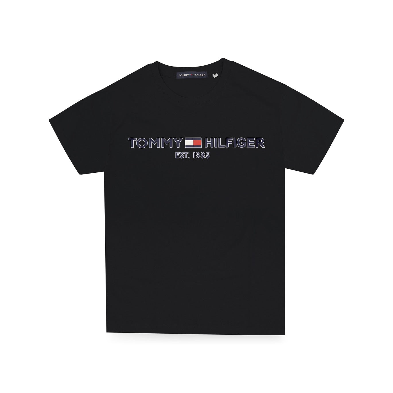 Tommy Hilfiger Ανδρικό T-Shirt Regular Fit – Black
