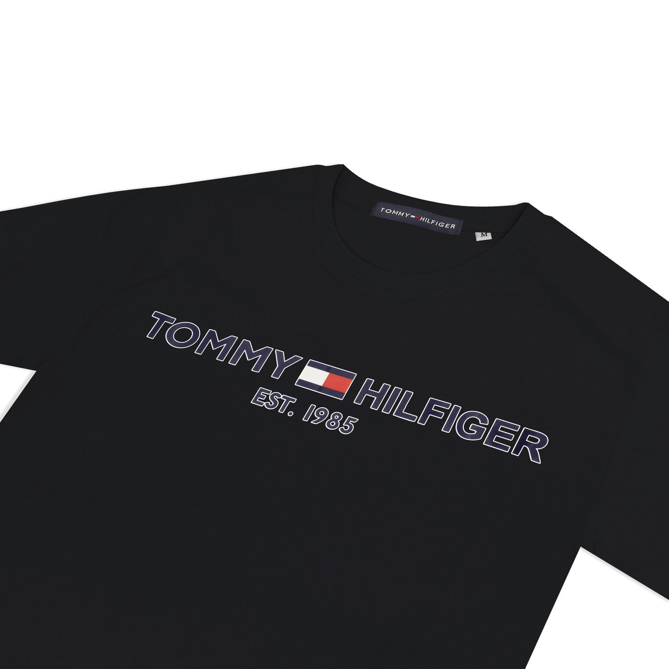 Tommy Hilfiger Ανδρικό T-Shirt Regular Fit – Black
